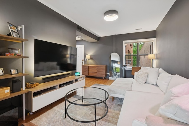 5730 N Hermitage Ave Unit 2, Chicago, IL 60660 - living area with wood finished floors