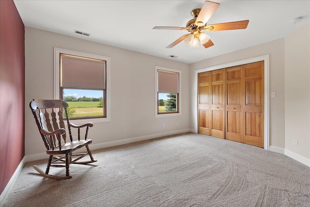 27425 S Steven Ray Dr, Monee, IL 60449 - unfurnished room featuring carpet flooring and a ceiling fan