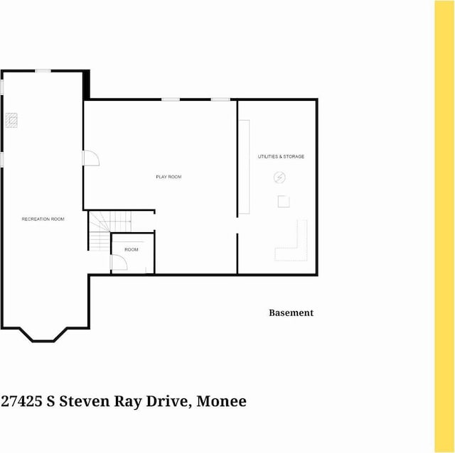 27425 S Steven Ray Dr, Monee, IL 60449 - view of property floor plan