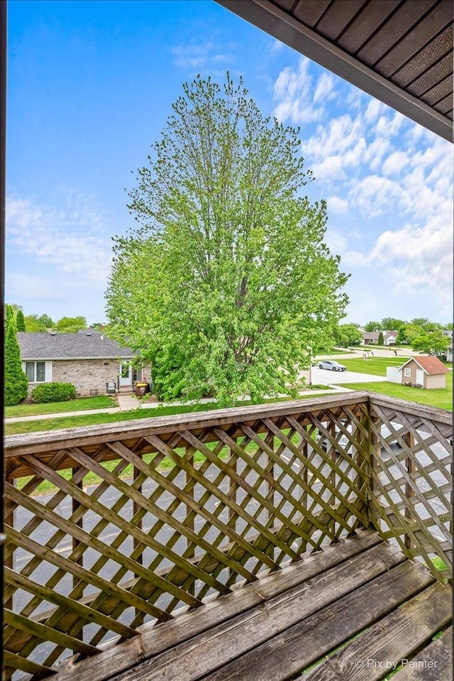 11405 Douglas Ave Unit D, Huntley, IL 60142 - view of deck