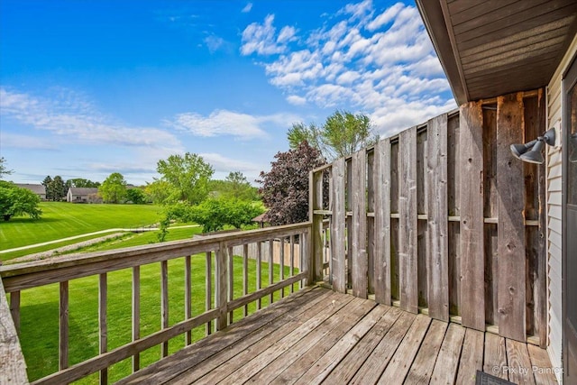 11405 Douglas Ave Unit D, Huntley, IL 60142 - wooden deck featuring a lawn