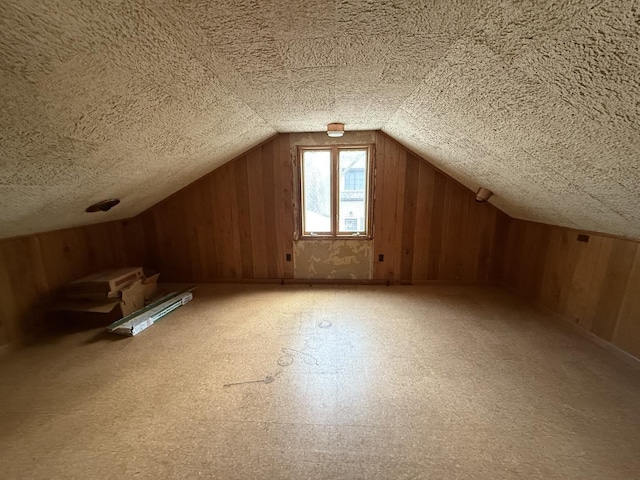 1850 Garland Ave, Highland Park, IL 60035 - bonus room featuring vaulted ceiling and wooden walls