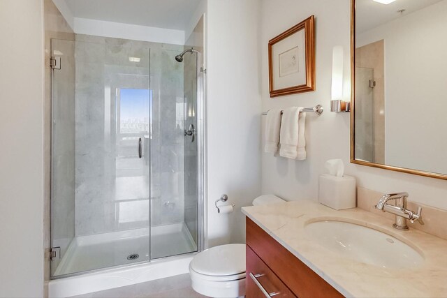 500 W Superior St Unit 612, Chicago, IL 60654 - full bath with toilet, vanity, and a stall shower