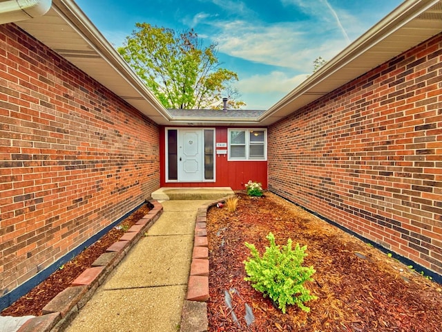 7410 162nd St, Tinley Park, IL 60477 - doorway to property featuring brick siding
