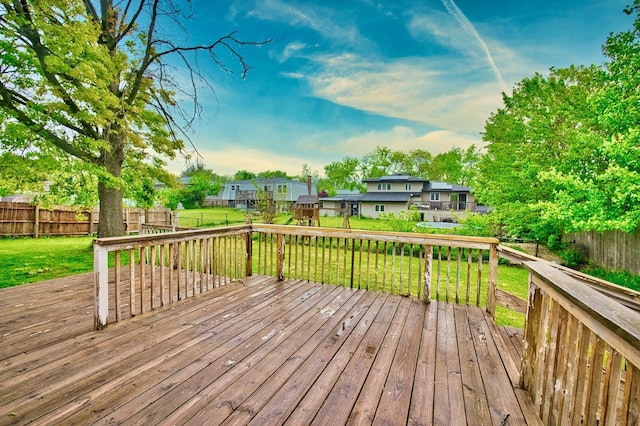 7410 162nd St, Tinley Park, IL 60477 - wooden terrace featuring a playground
