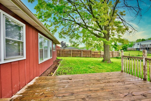 7410 162nd St, Tinley Park, IL 60477 - view of wooden deck