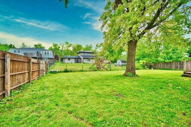 7410 162nd St, Tinley Park, IL 60477 - view of yard with a playground