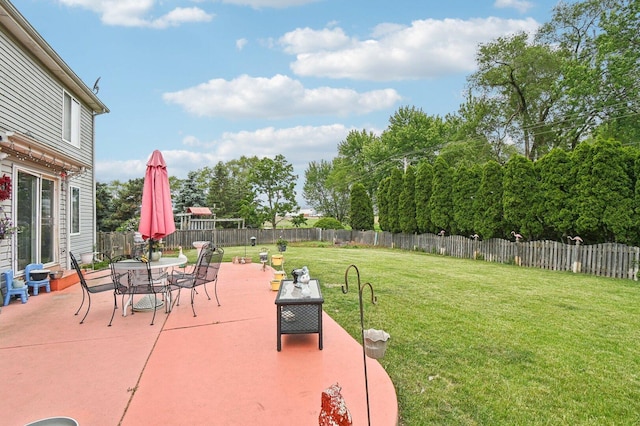 21705 W Knollwood Ct, Plainfield, IL 60544 - view of patio with outdoor dining space