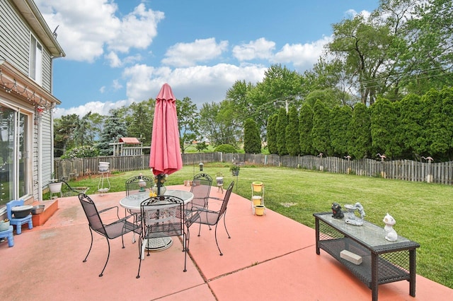 21705 W Knollwood Ct, Plainfield, IL 60544 - view of patio / terrace with outdoor dining space