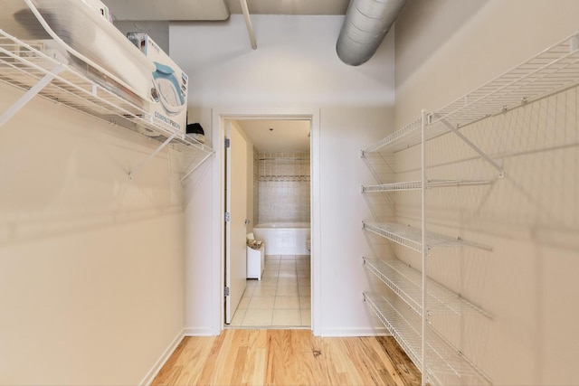 1525 S Sangamon St Unit 312, Chicago, IL 60608 - spacious closet with wood finished floors