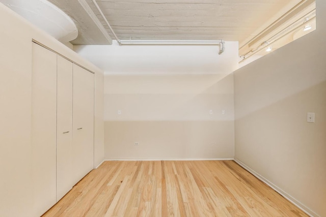1525 S Sangamon St Unit 312, Chicago, IL 60608 - walk in closet featuring light wood-style floors