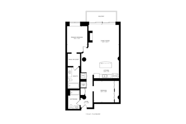 1525 S Sangamon St Unit 312, Chicago, IL 60608 - property floor plan