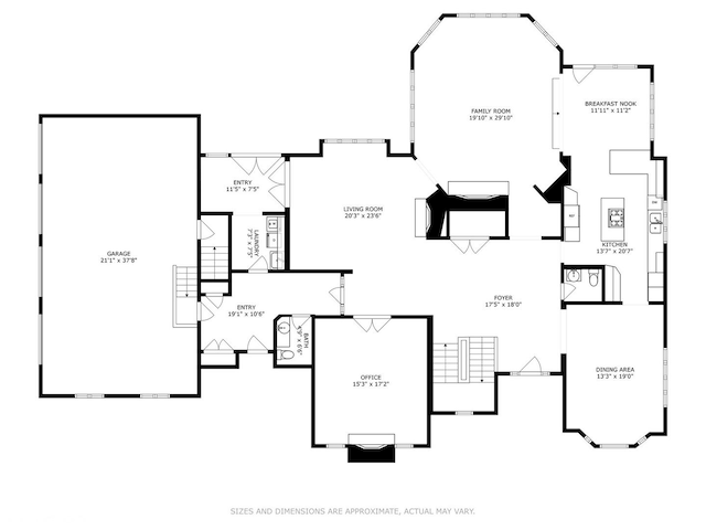 3 Shoreside Dr, South Barrington, IL 60010 - view of floor plan / room layout