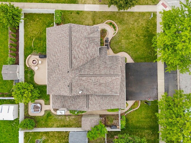 1462 Haversham Dr, Aurora, IL 60502 - bird's eye view