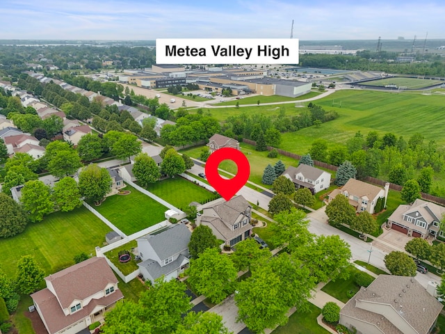 1462 Haversham Dr, Aurora, IL 60502 - aerial perspective of suburban area