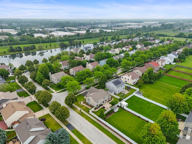 1462 Haversham Dr, Aurora, IL 60502 - aerial perspective of suburban area featuring a nearby body of water