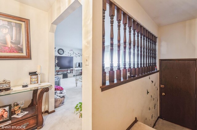 5639 W Montrose Ave, Chicago, IL 60634 - hall with carpet