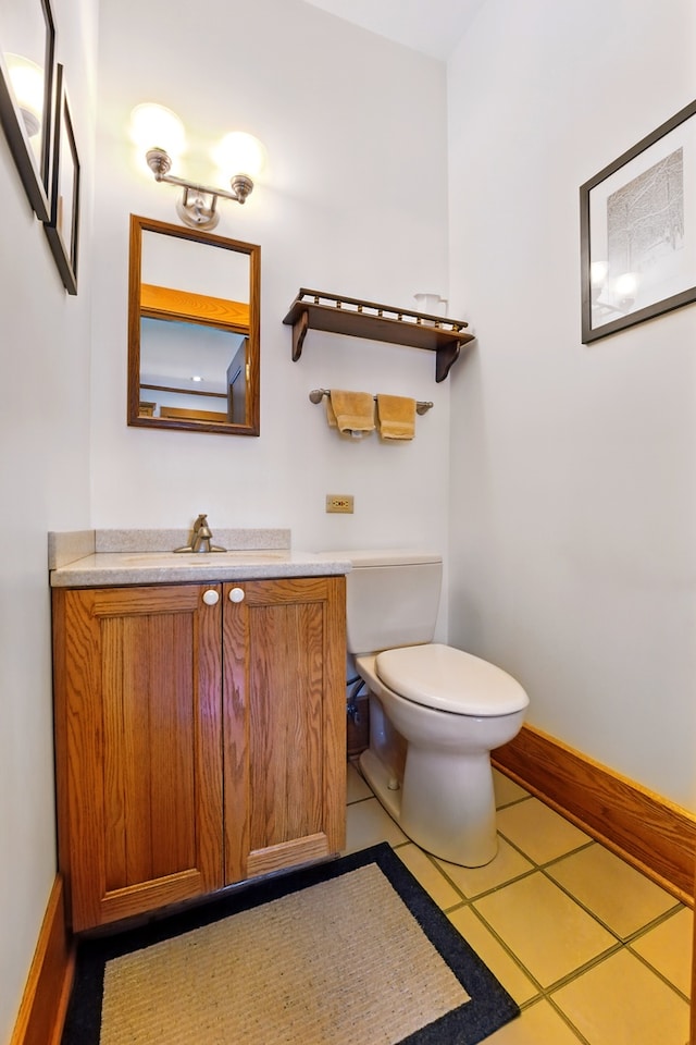 706 Franklin Ave, River Forest, IL 60305 - bathroom featuring vanity and tile patterned floors