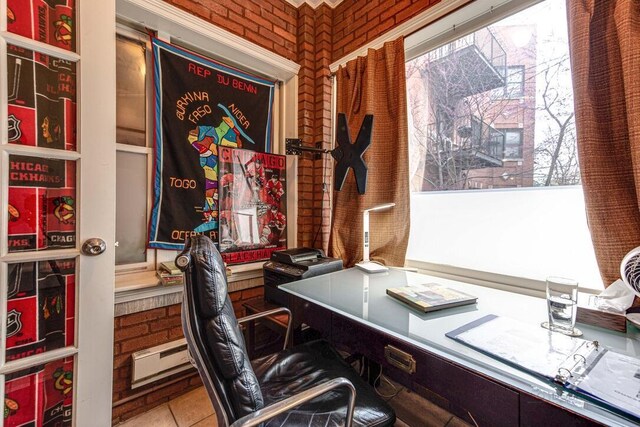 5942 S King Dr Unit 2N, Chicago, IL 60637 - view of tiled home office