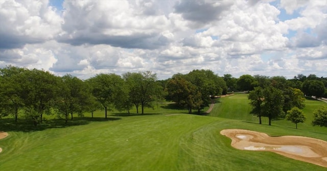196 Shoreline Rd, Lake Barrington, IL 60010 - view of property's community with view of golf course, a yard, and view of wooded area