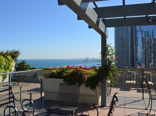 474 N Lake Shore Dr Unit 5306, Chicago, IL 60611 - balcony with a water view