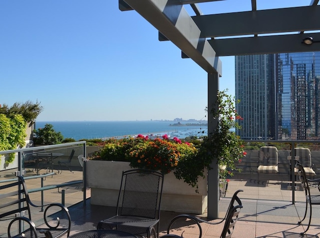 474 N Lake Shore Dr Unit 5306, Chicago, IL 60611 - balcony featuring a water view
