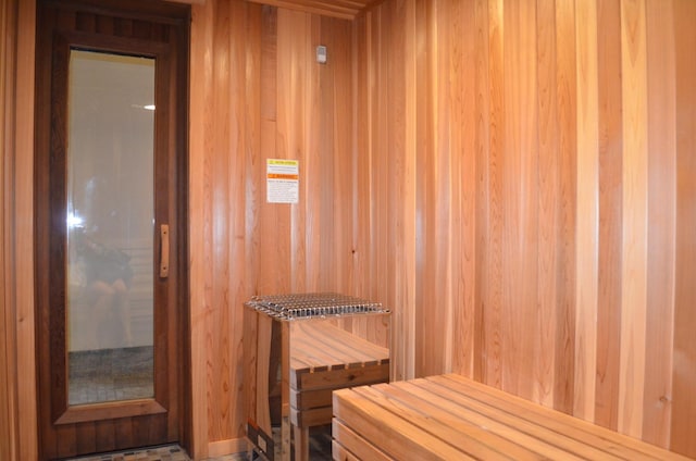 474 N Lake Shore Dr Unit 5306, Chicago, IL 60611 - relaxing sauna / steam room featuring wooden walls