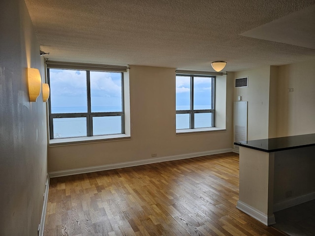 474 N Lake Shore Dr Unit 5306, Chicago, IL 60611 - unfurnished room with a textured ceiling, wood finished floors, and baseboards