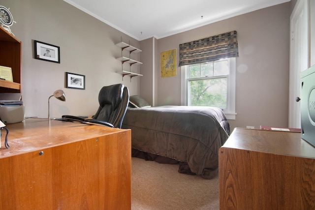 39270 N Lake Ave, Lake Villa, IL 60046 - carpeted bedroom featuring crown molding