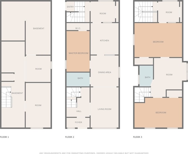 3823 W Wabansia Ave, Chicago, IL 60647 - room layout