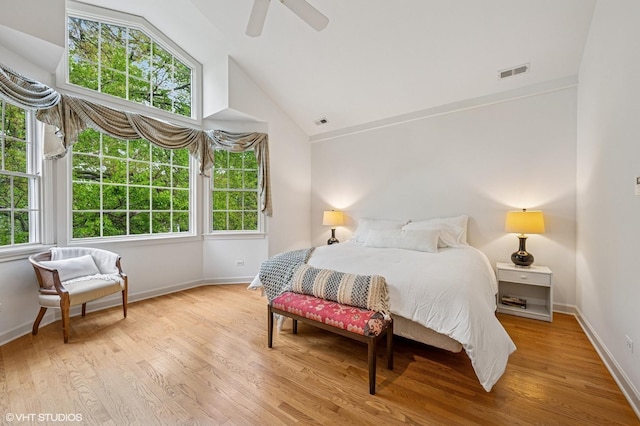 1117 Keystone Ave, River Forest, IL 60305 - bedroom with vaulted ceiling, multiple windows, and baseboards