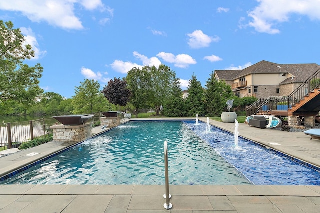 21186 Sage Brush Ln, Mokena, IL 60448 - view of pool with a patio