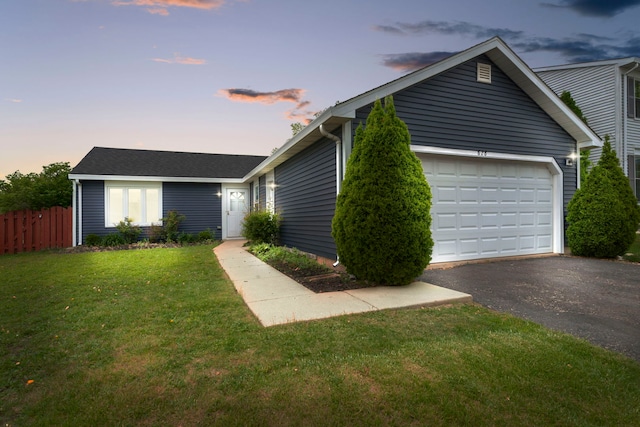 828 Huron Ct, Carol Stream, IL 60188 - view of front facade with driveway and a garage
