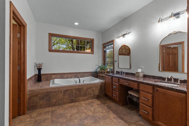 10920 Preservation Way, Richmond, IL 60071 - bathroom with a garden tub and double vanity