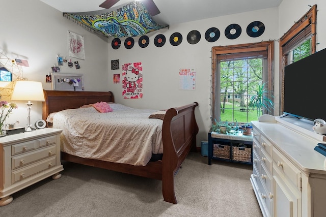 10920 Preservation Way, Richmond, IL 60071 - bedroom featuring light carpet and ceiling fan