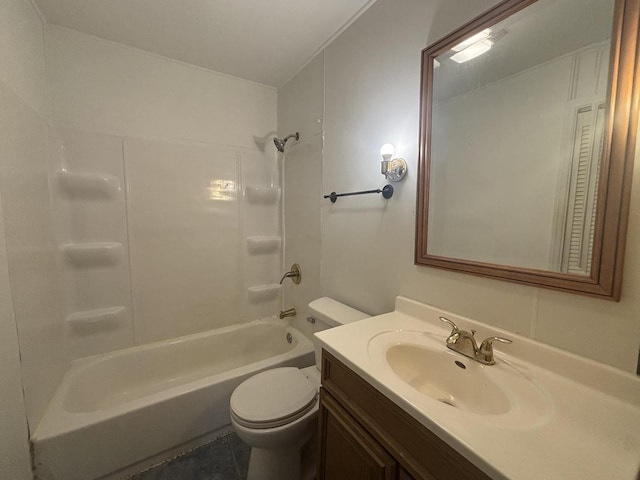 85 Circle Dr E, Montgomery, IL 60538 - bathroom with vanity, toilet, and  shower combination