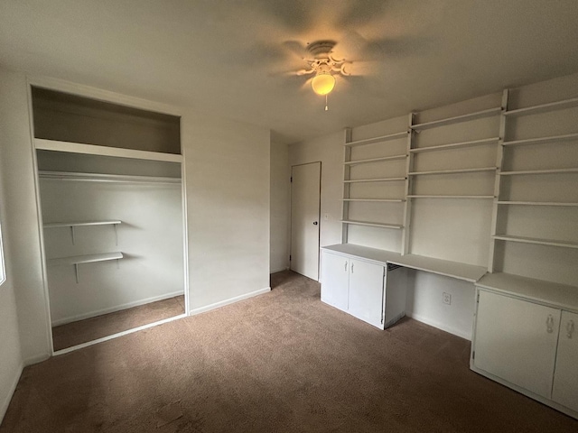 85 Circle Dr E, Montgomery, IL 60538 - unfurnished bedroom featuring carpet flooring, baseboards, and ceiling fan