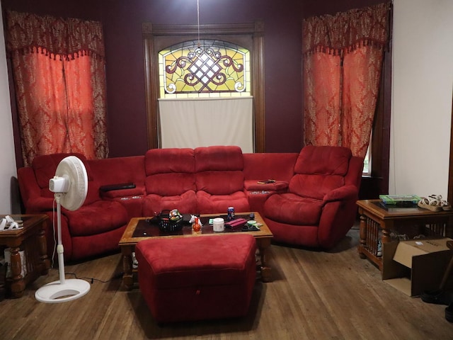 312 S Monroe St, Streator, IL 61364 - living room featuring wood finished floors