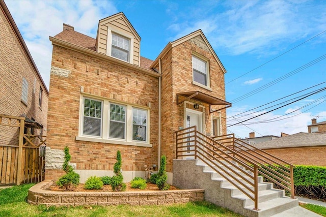 6014 W Fletcher St, Chicago, IL 60634 - view of front facade featuring brick siding