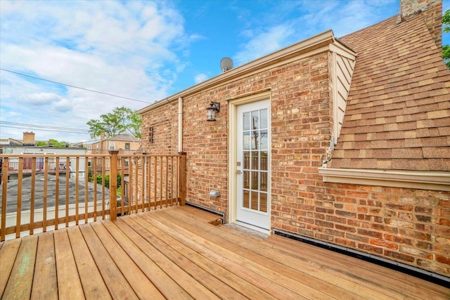 6014 W Fletcher St, Chicago, IL 60634 - view of wooden terrace