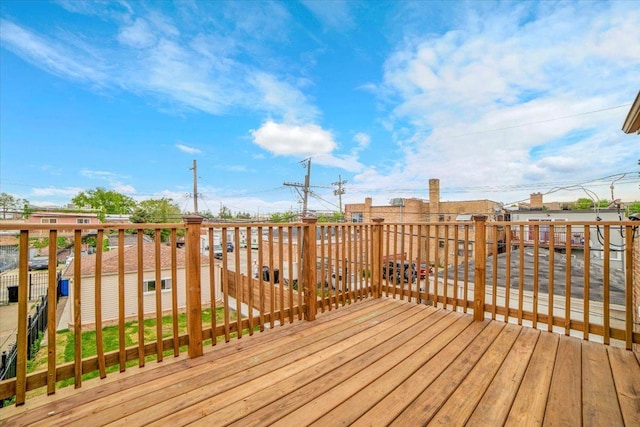 6014 W Fletcher St, Chicago, IL 60634 - view of wooden deck