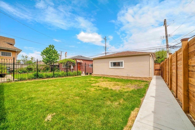 6014 W Fletcher St, Chicago, IL 60634 - view of yard