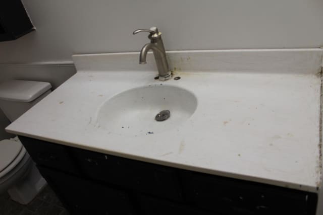 2364 S St Unit C, Elgin, IL 60123 - bathroom view of vanity and toilet