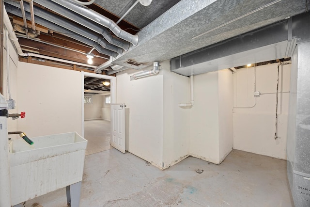 17401 Holmes Ave, Hazel Crest, IL 60429 - basement featuring a sink