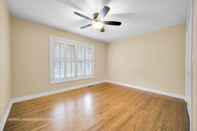 792 Black Walnut Dr, Sugar Grove, IL 60554 - unfurnished room with a ceiling fan and wood finished floors