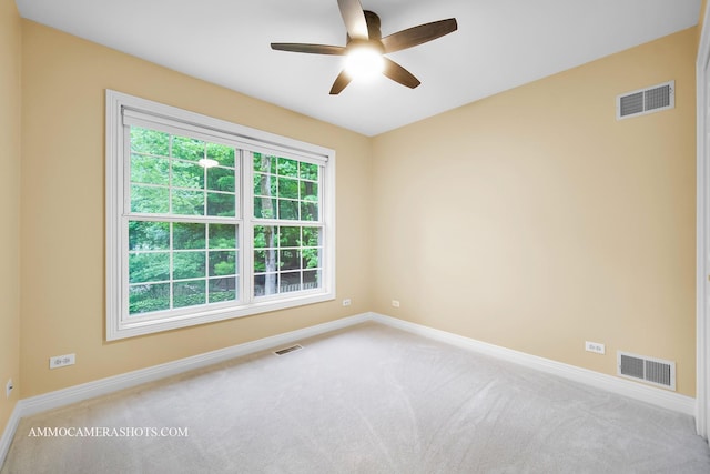 792 Black Walnut Dr, Sugar Grove, IL 60554 - empty room with carpet flooring and a ceiling fan