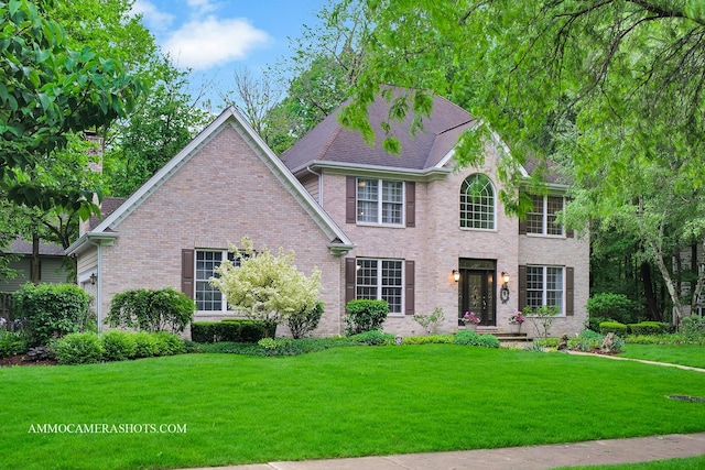 792 Black Walnut Dr, Sugar Grove, IL 60554 - view of front of property with brick siding and a front yard