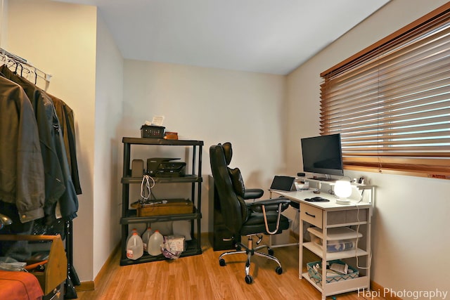 1428 Juneway Ter, Round Lake Beach, IL 60073 - office with wood finished floors and baseboards