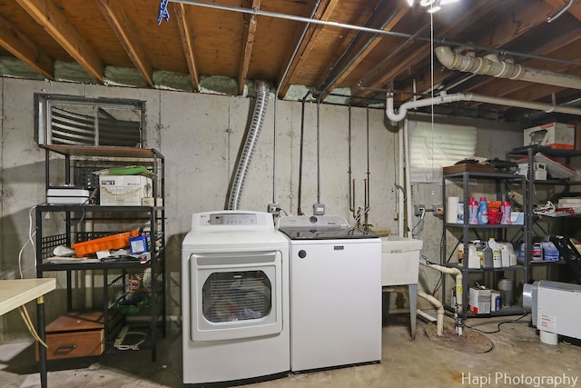 1428 Juneway Ter, Round Lake Beach, IL 60073 - washroom featuring washing machine and dryer