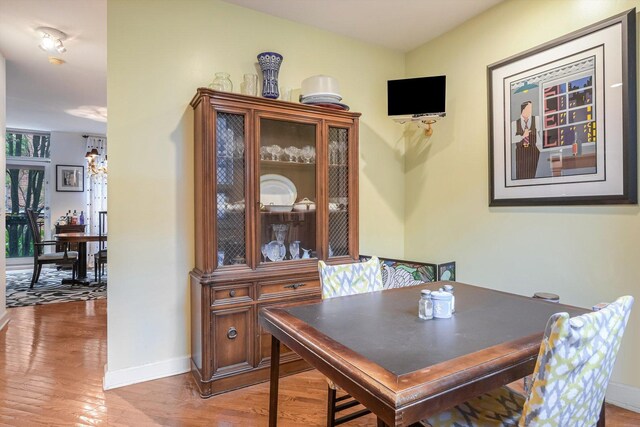 26 E 14th Pl, Chicago, IL 60605 - dining space with light wood-style floors and baseboards